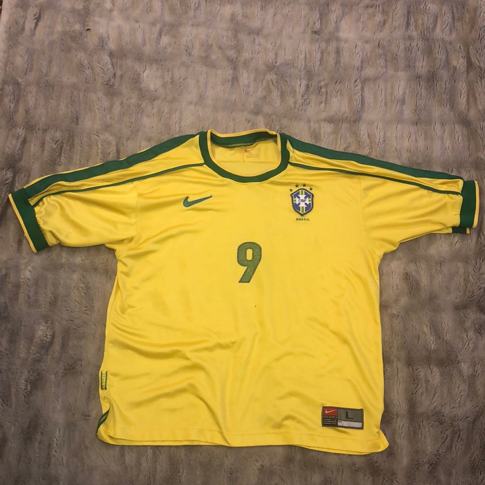 Nike Dri-Fit Vintage Ronaldo CBF Brasil Jersey